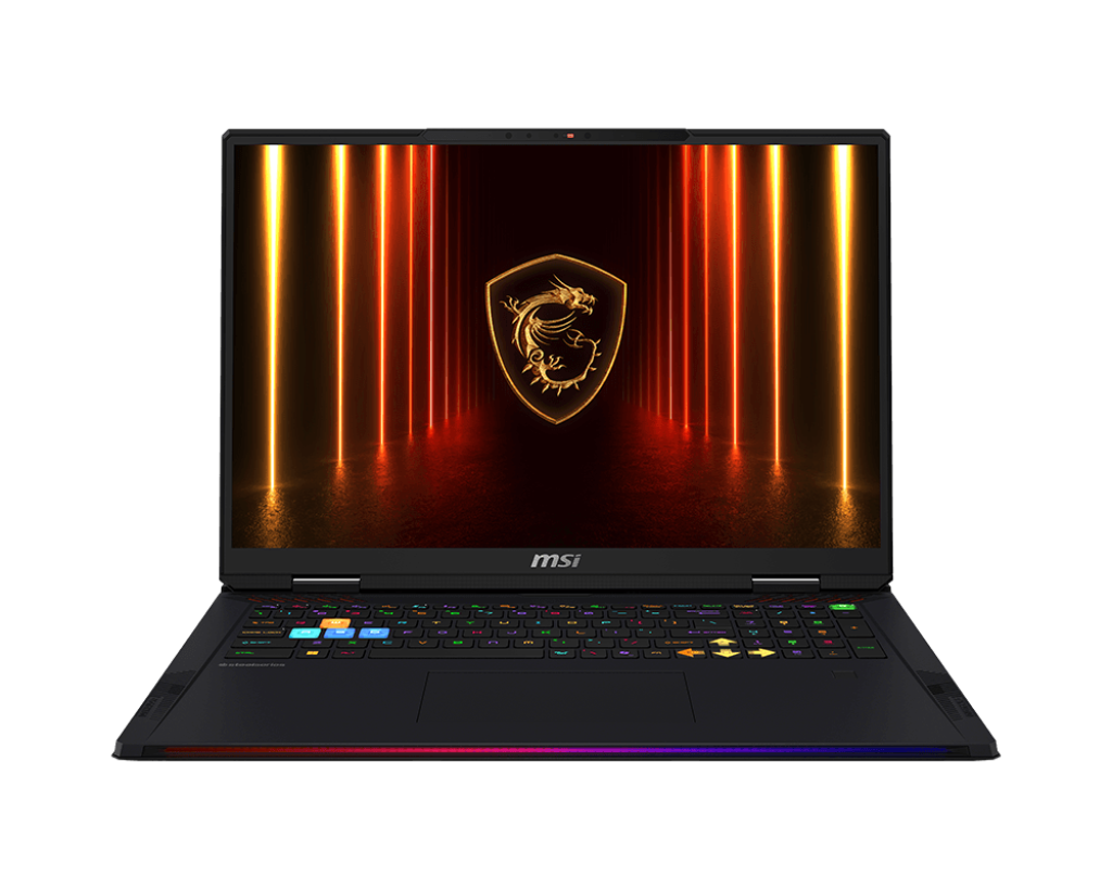 MSI RAIDER 18 HX AI A2XWIG-265ZA | INTEL CORE ULTRA 9 285HX | DDR 5 64GB 6400MHz (2x 32GB) | 2TB NVME PCIE SSD (1x 2TB) | RTX 5080 GDDR7 16GB | 18" UHD+ (3840*2400) 120Hz MINILED | WINDOWS 11 HOME | TITAN GAMING BACKPACK | CORE BLACK | 2 YEAR WARRANTY