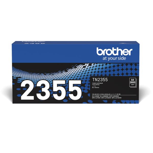 Brother TN-2355 Original Black Toner for HL-L2365DW & MFC-L Series