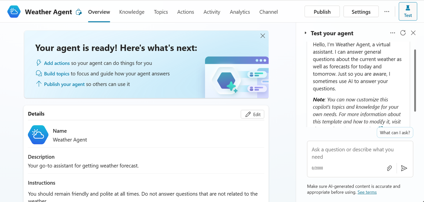 Microsoft Copilot Studio – Build Powerful AI Agents, No Code Required | 1 Year Subscription | New Commerce Experience (NCE)
