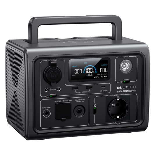 BLUETTI EB3A Portable Power Station | 600W 268Wh – Power Without Limits