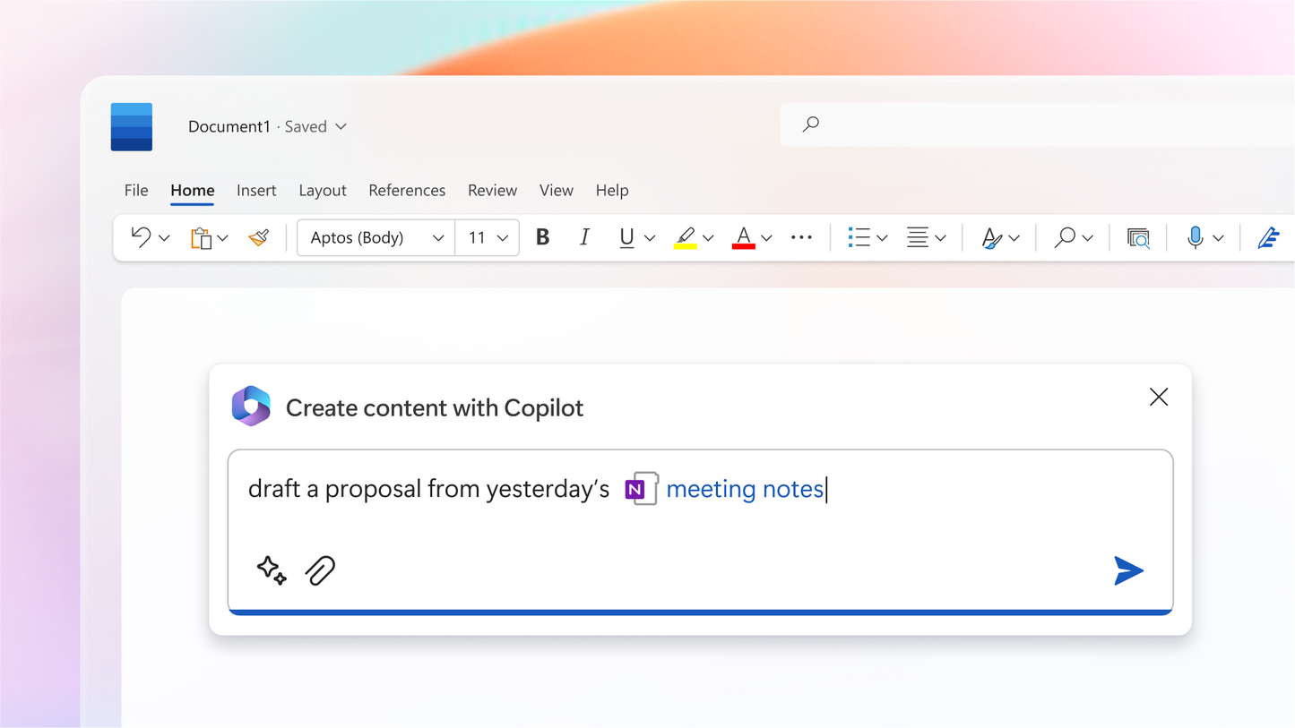 Microsoft 365 Copilot – AI-Powered Productivity for Word, Excel, Teams & More | 1 Year Subscription