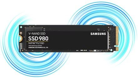 SAMSUNG 980 EVO 1TB M.2 NVMe SSD – PCIe 3.0 x4, Up to 3500 MB/s Read, V-NAND TLC, Reliable Performance