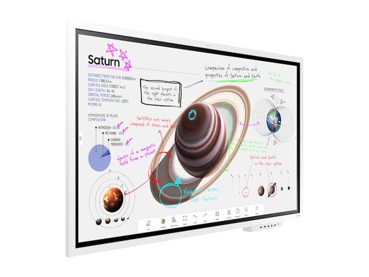 Samsung WMB Series 55-inch 4K UHD Interactive Touchscreen Display for Smarter Learning and Collaboration | WM55B