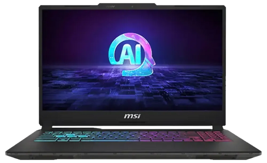CYBORG 15 AI A1VEK-230ZA | Intel Core Ultra 7 155H | DDR5 16GB 3200MHz (2 x 8GB) | 512GB NVMe PCIe SSD | RTX 4050 GDDR6 6GB | 15.6" FHD 144Hz | Windows 11 Home | No Bag Included | Translucent Black | 2 Year Warranty